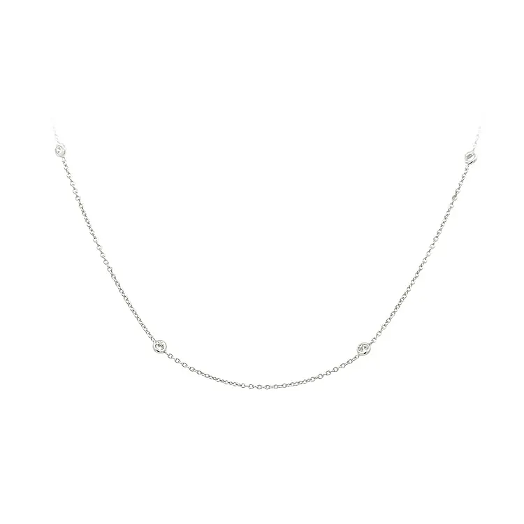 Vòng cổ vàng đính đá zircon