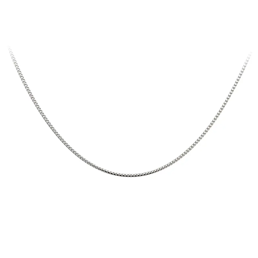 Dây chuyền vàng trắng Franco