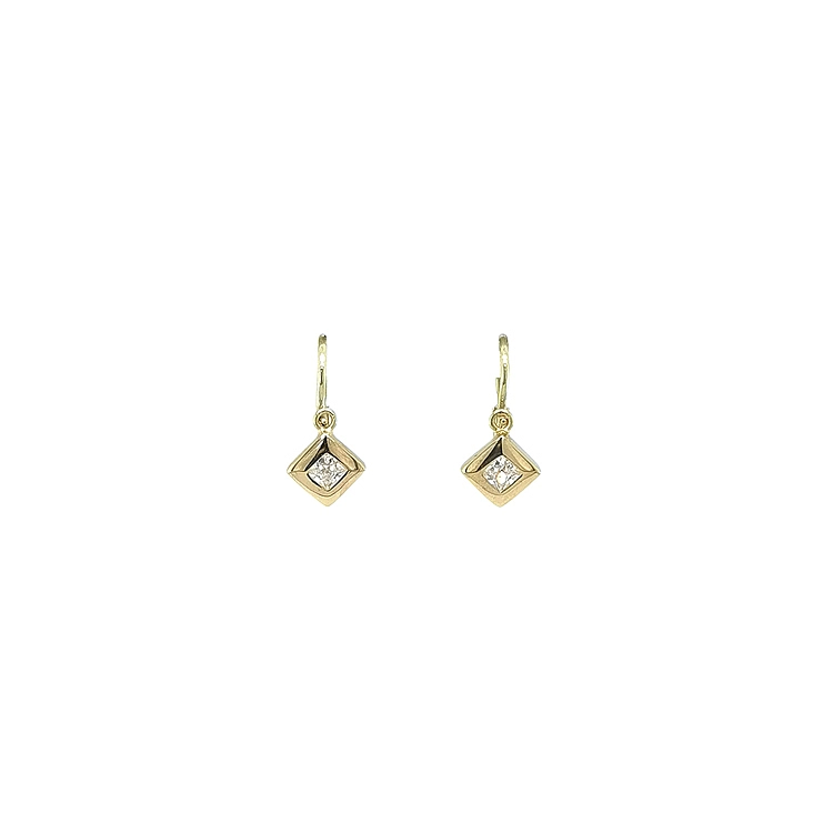 Vòng tai Golden Children với đá zircon