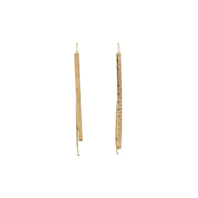 Vòng tai vàng đính đá lủng lẳng