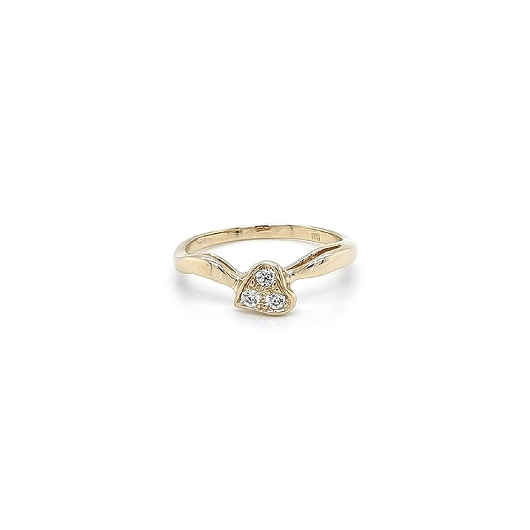 Nhẫn vàng đính đá zircon