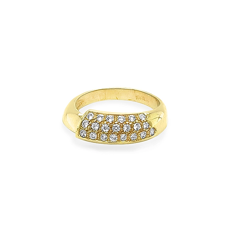 Nhẫn vàng đính đá zircon