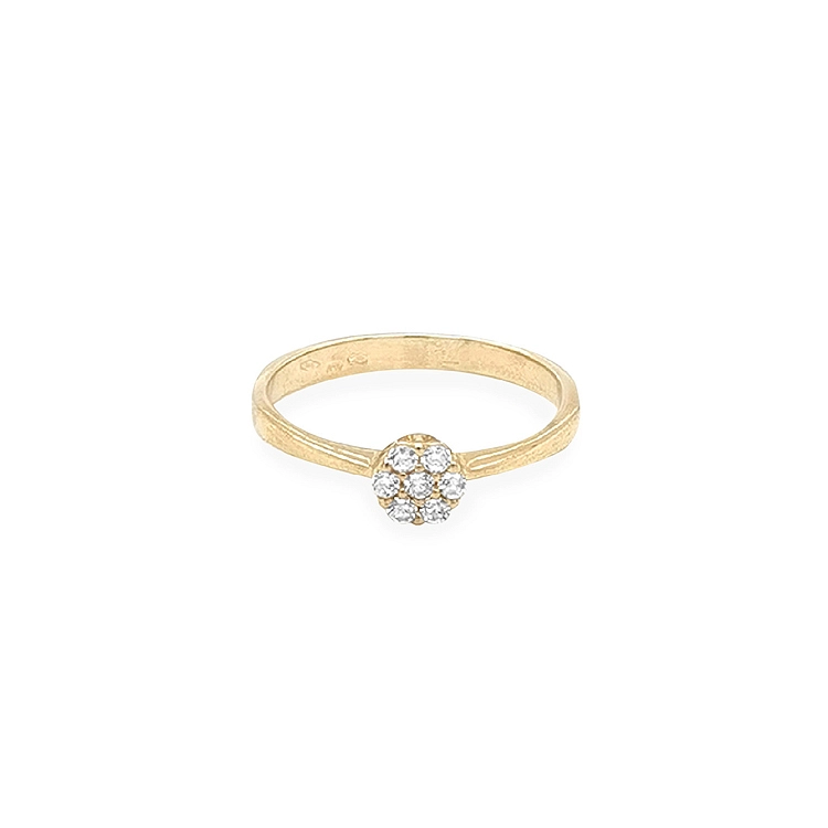 Nhẫn vàng đính đá zircon