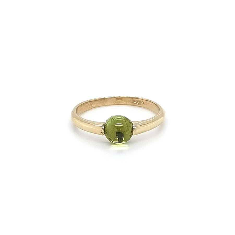 Nhẫn vàng đính đá peridot