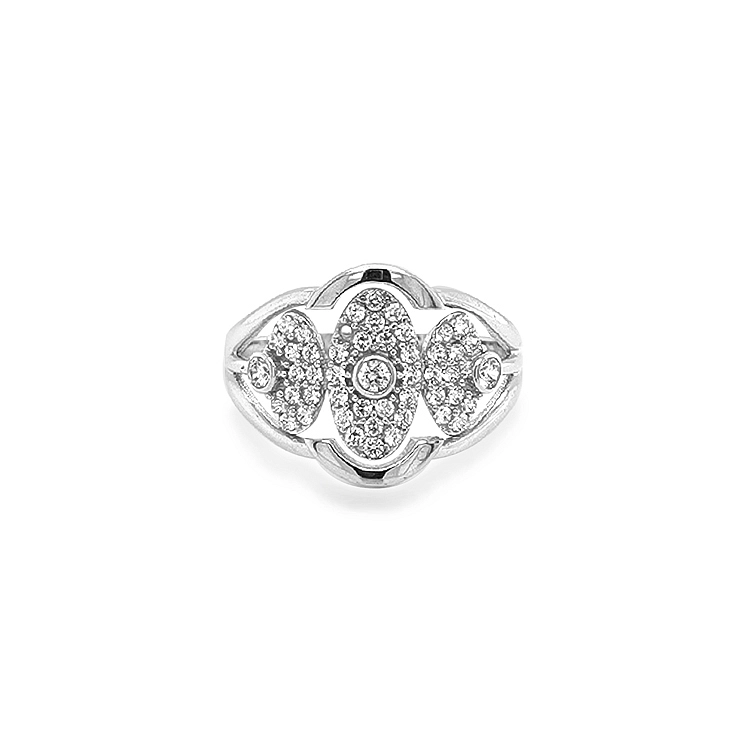 Nhẫn vàng đính đá zircon