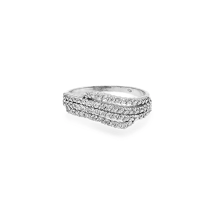 Nhẫn vàng đính đá zircon