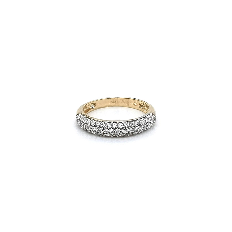 Nhẫn vàng đính đá zircon