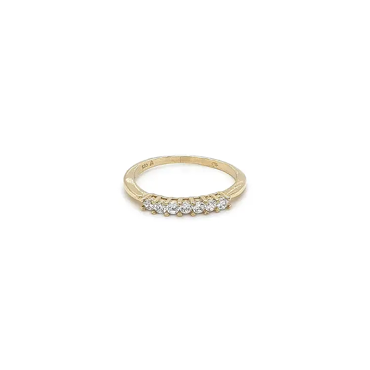 Nhẫn vàng đính đá zircon