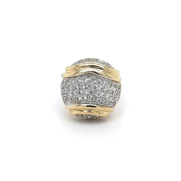 Nhẫn vàng đính đá zircon