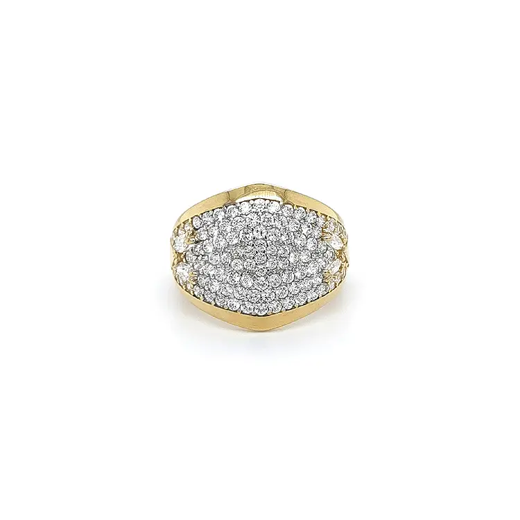 Nhẫn nữ vàng đính đá zircon
