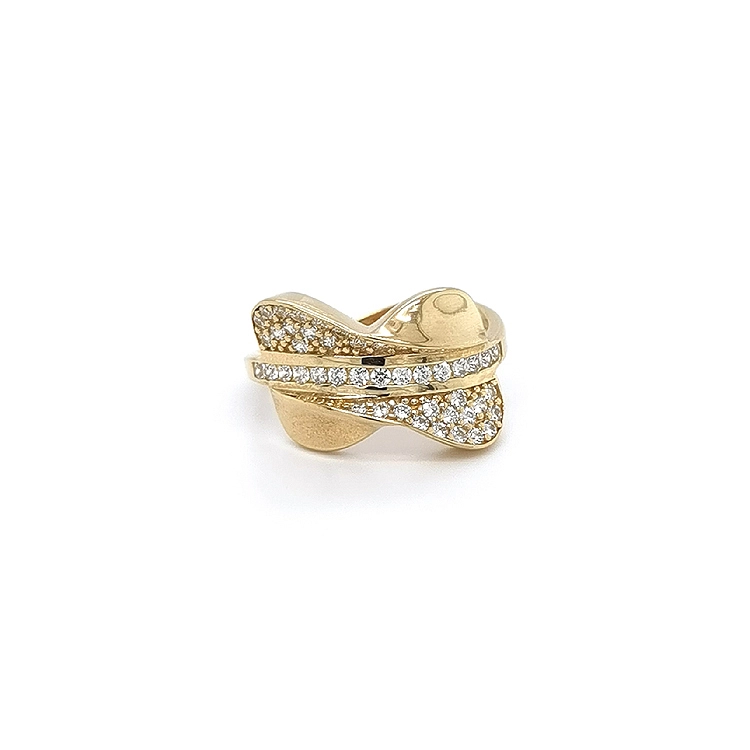 Nhẫn vàng đính đá zircon
