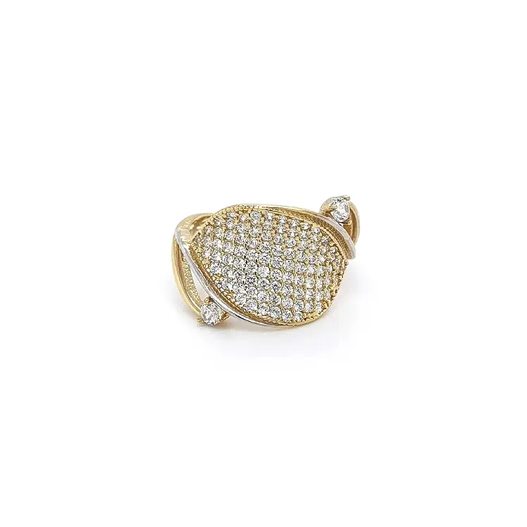 Nhẫn vàng đính đá zircon