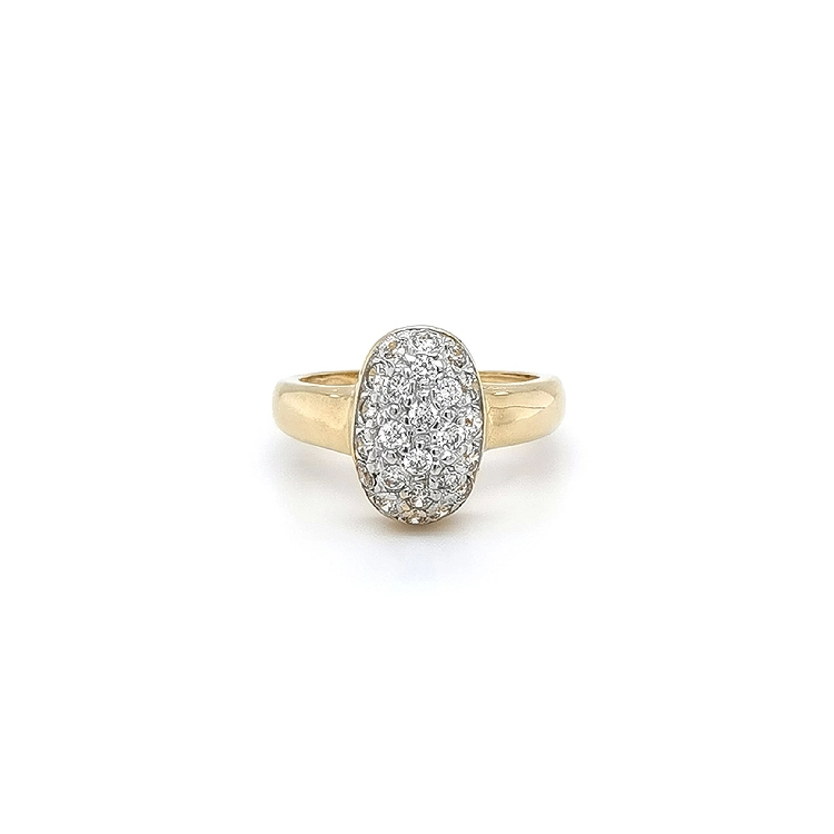 Nhẫn vàng đính đá zircon