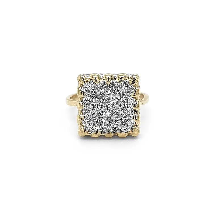 Nhẫn vàng đính đá zircon