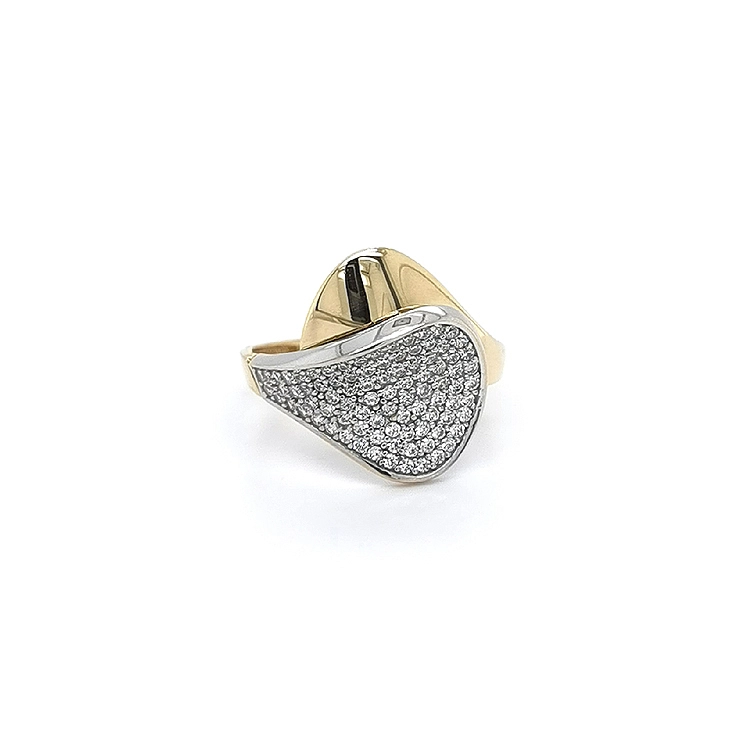 Nhẫn vàng đính đá zircon