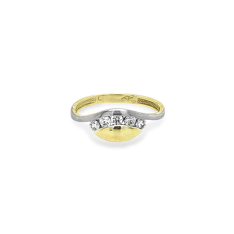Nhẫn vàng đính đá zircon