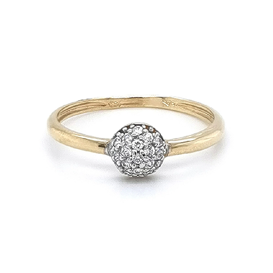 Nhẫn vàng đính đá zircon
