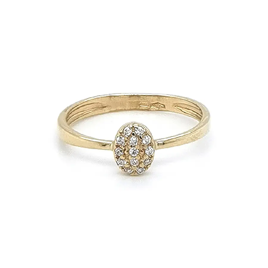 Nhẫn vàng đính đá zircon