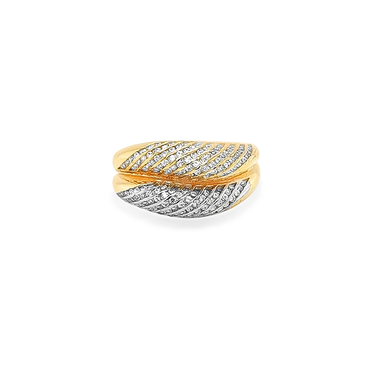 Nhẫn vàng đính đá zircon