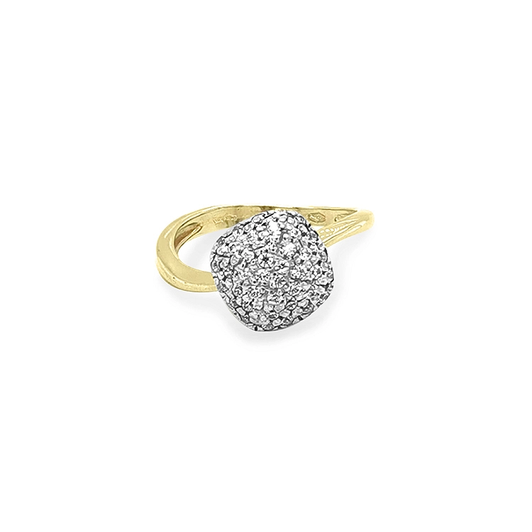 Nhẫn vàng đính đá zircon