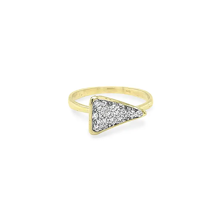 Nhẫn vàng đính đá zircon