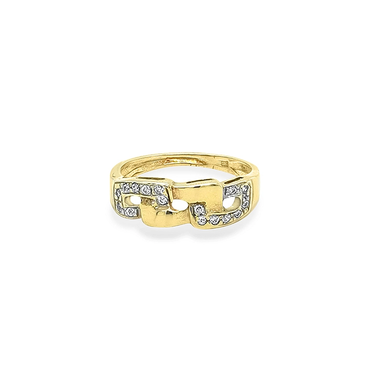 Nhẫn vàng đính đá zircon