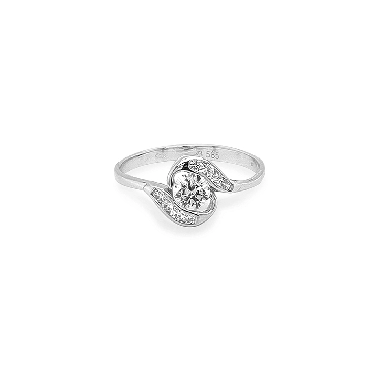 Nhẫn vàng đính đá zircon