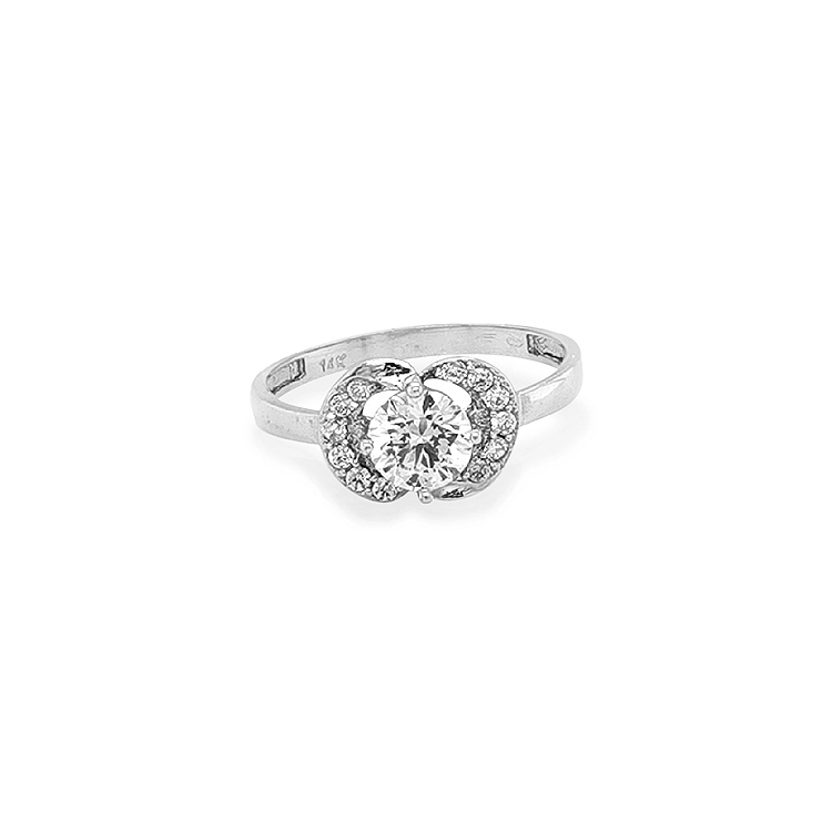 Nhẫn vàng đính đá zircon