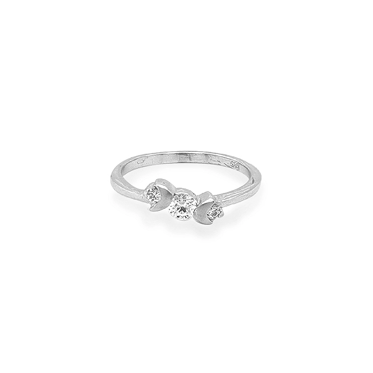 Nhẫn vàng đính đá zircon