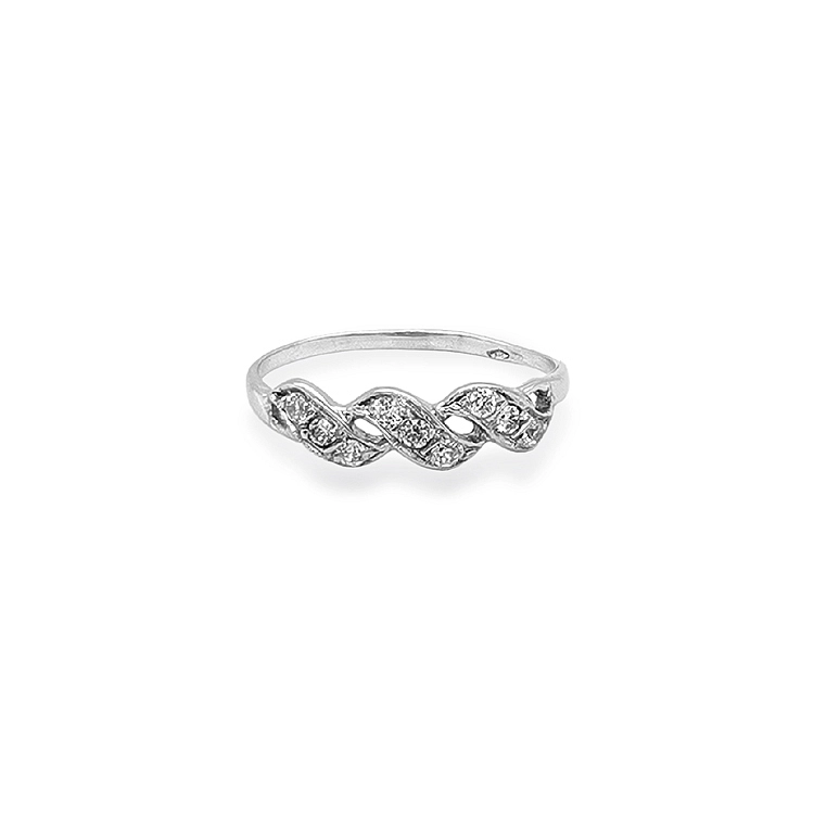 Nhẫn vàng đính đá zircon