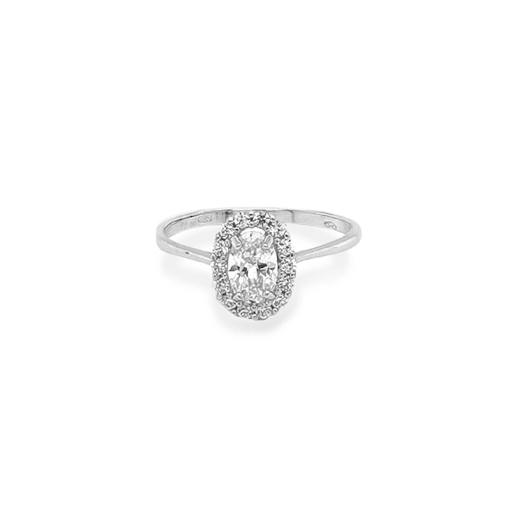 Nhẫn vàng đính đá zircon