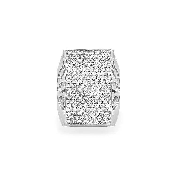 Nhẫn vàng đính đá zircon