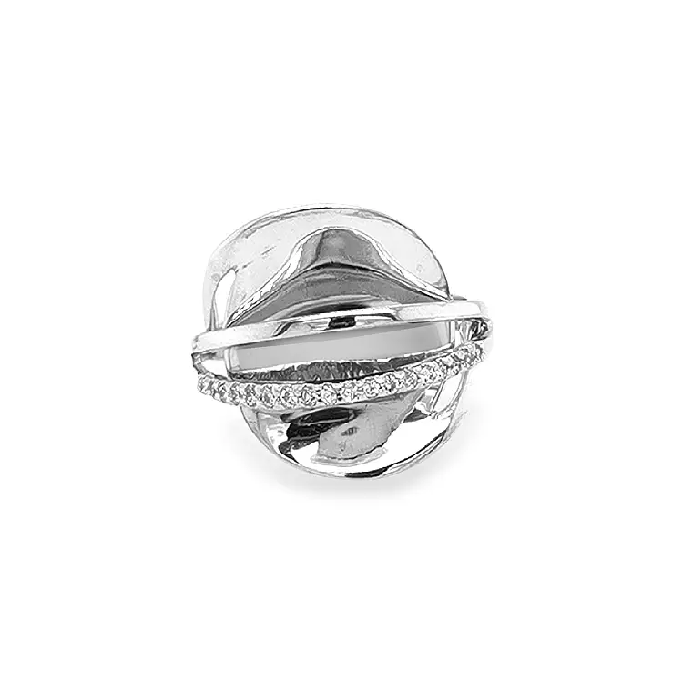 Nhẫn vàng đính đá zircon