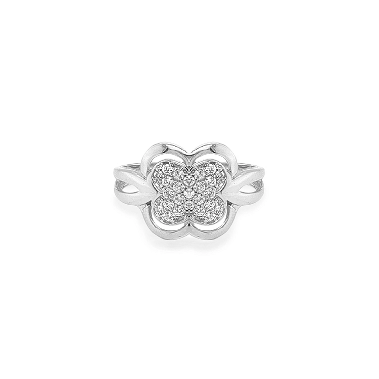 Nhẫn vàng đính đá zircon