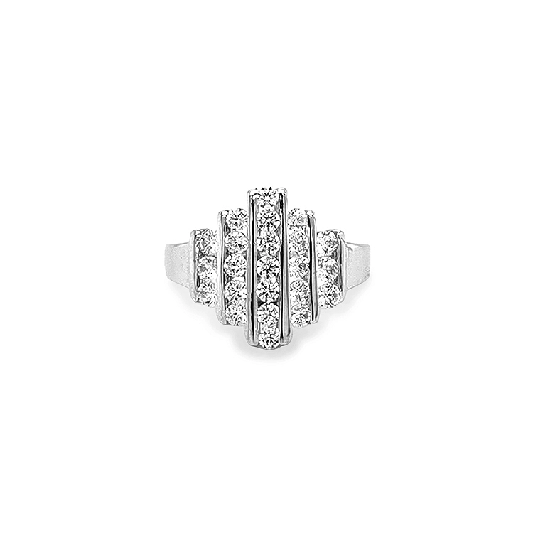 Nhẫn vàng đính đá zircon