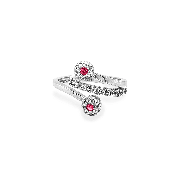 Nhẫn vàng đính đá zircon
