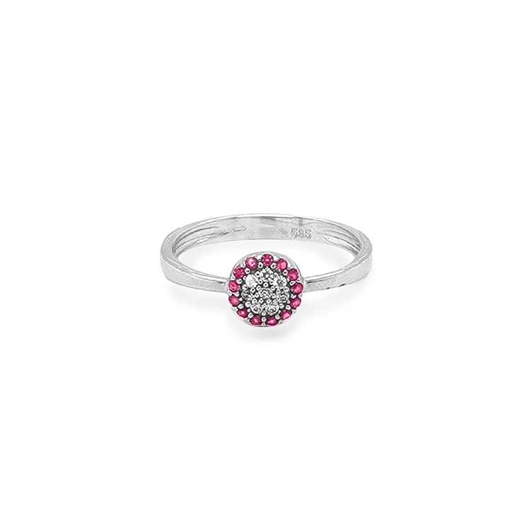 Nhẫn vàng đính đá zircon