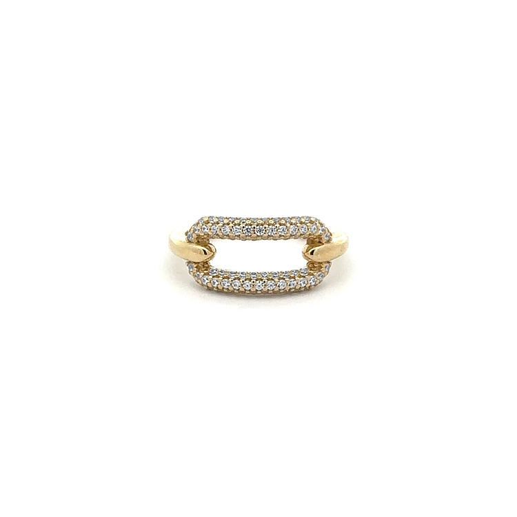 Nhẫn vàng đính đá zircon