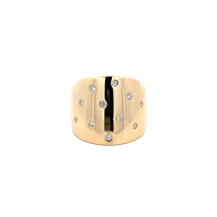 Nhẫn vàng đính đá zircon