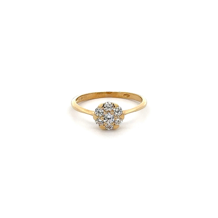 Nhẫn vàng đính đá zircon