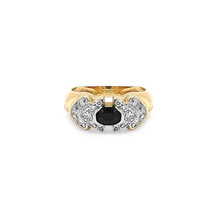 Nhẫn vàng đính đá zircon