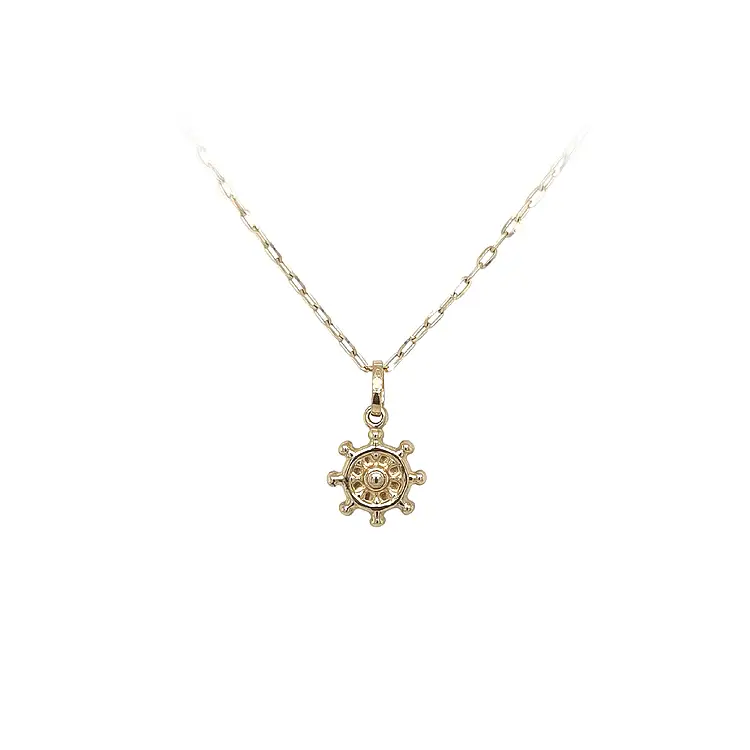 Mặt dây chuyền vàng hình bánh lái