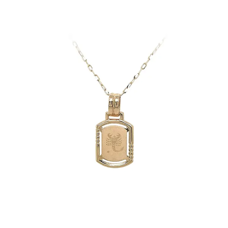 Mặt dây chuyền vàng biểu tượng Bọ Cạp