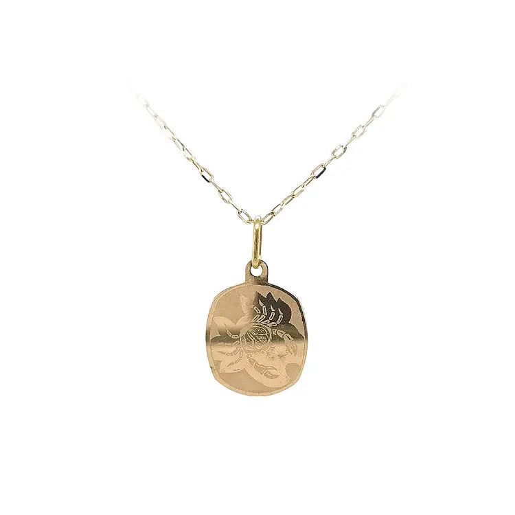 Mặt dây chuyền vàng biểu tượng Cua