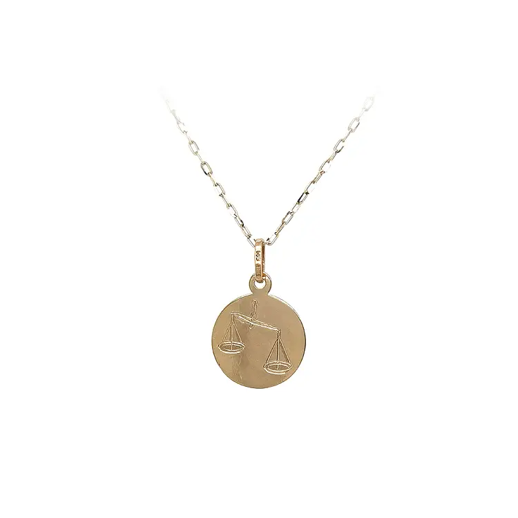 Mặt dây chuyền vàng biểu tượng Cân Bằng