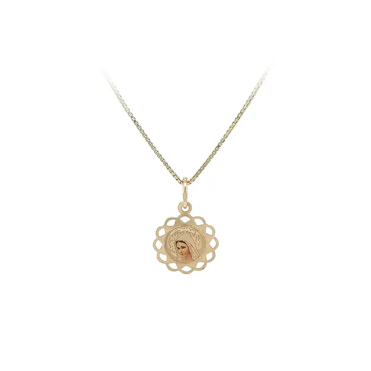 Mặt dây chuyền vàng hình Đức Mẹ Đồng Trinh Maria