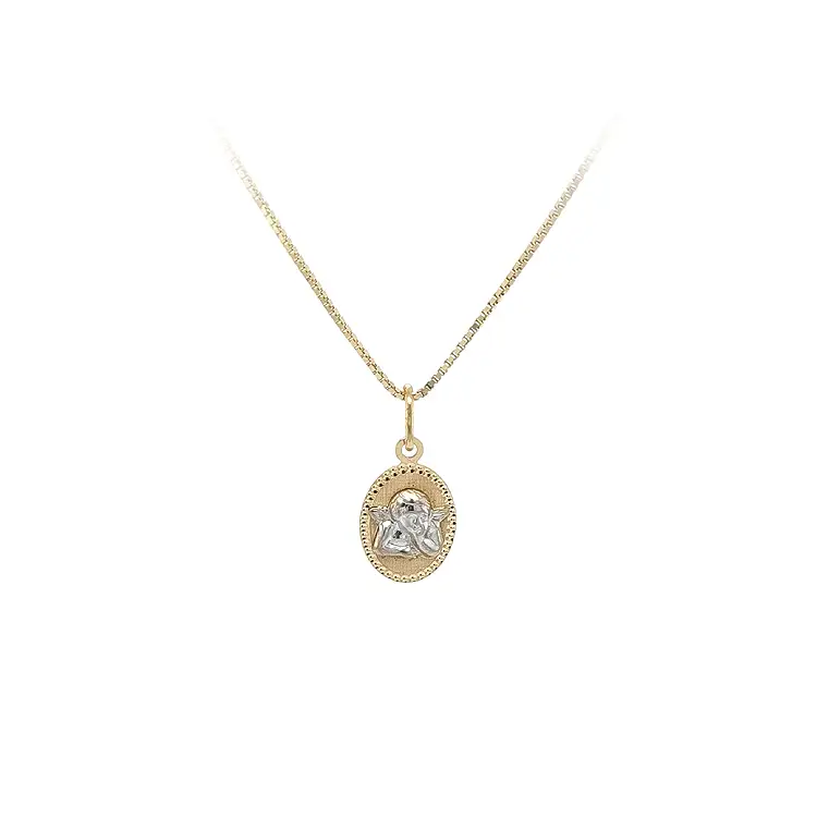 Mặt dây chuyền hoa cúc kết hợp vàng