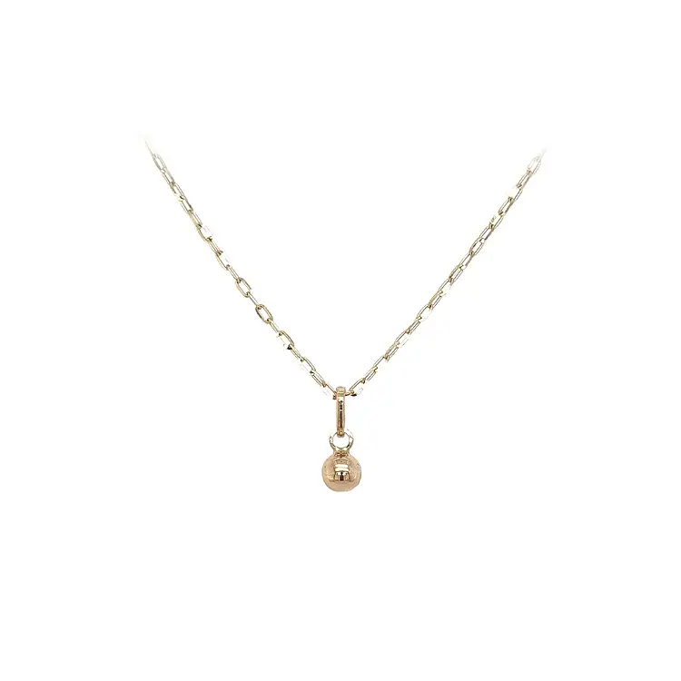 Mặt dây chuyền vàng hình quả cầu