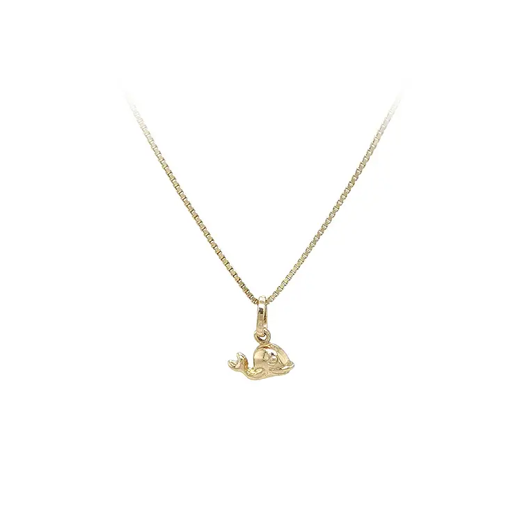 Mặt dây chuyền vàng hình cá voi