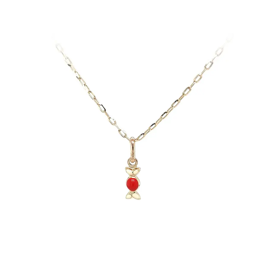 Vòng cổ vàng Bonbon của Niềm Vui - Trang sức tinh nghịch với chi tiết men sứ